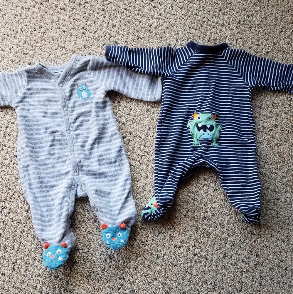 Newborn monster onesie
